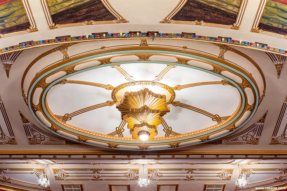 Hawke’s Bay Opera House ceiling