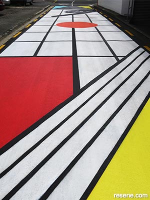 Colourful laneway mural 2