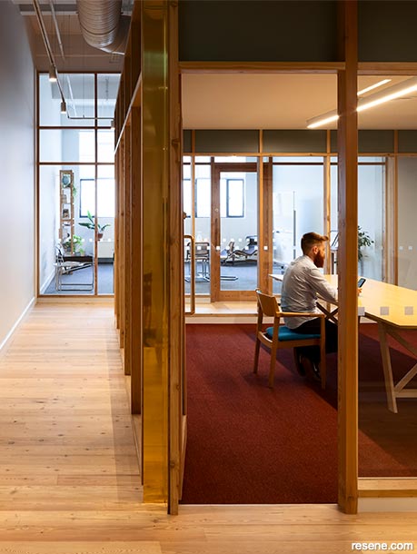 Light and open office space