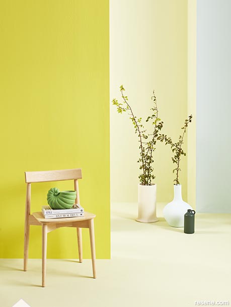 Decorating with strong citrus hues