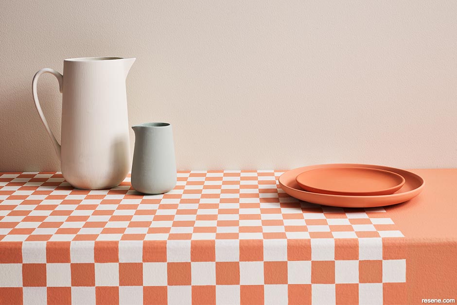 Nostalgic patterns like gingham are being updated with contemporary colours