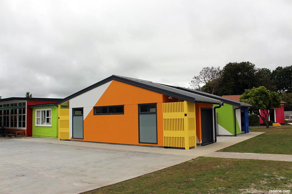 Education Colour Maestro Award - colour blocking school exterior