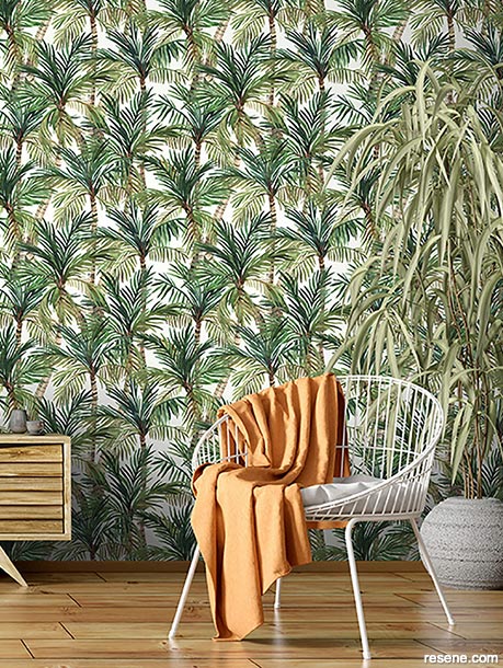 A tropical wallpaper design - M37904