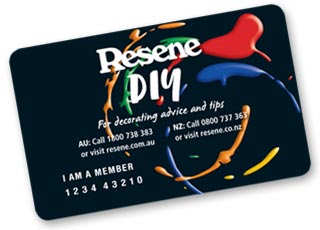Resene DIY card