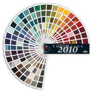 Resene's The Range 2010 colours