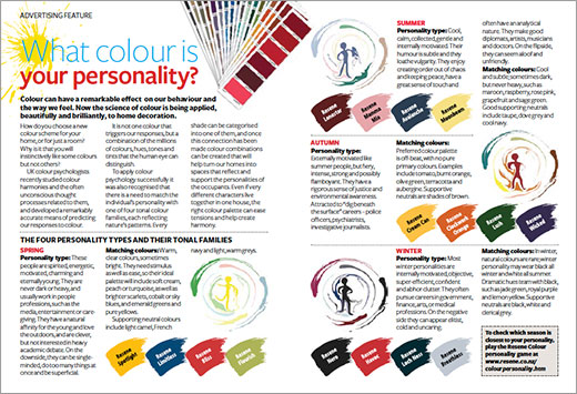 What colour is your personality?