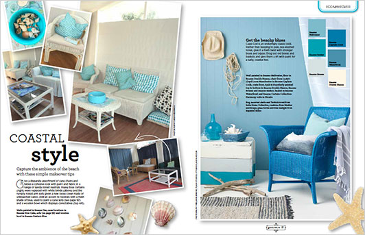 Capture the ambience of the beach with these simple makeover tips.