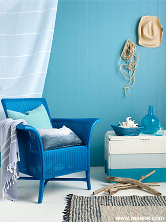Stronger blues and aquas are on-trend