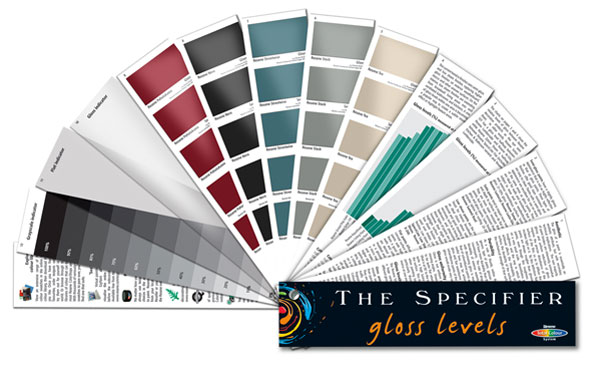 The Resene The Specifier - Gloss levels fandeck