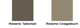Neutrals from Resene Paint's The Range 2007 colour chart
