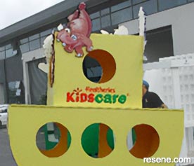 The Noah's Ark playhouse in the Auckland Kids Playhouse Parade