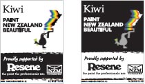 Paint NZ Beautiful stamps issued by Resene 2015