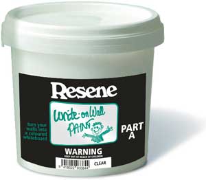 Write-on Wall paint from Resene Paints