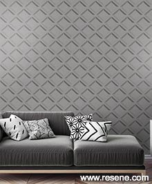 Resene Kaleidoscope Wallpaper Collection - Room using 90593