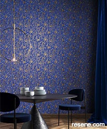 Resene Agathe Wallpaper Collection - Room using AGA402