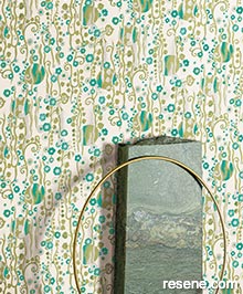 Resene Agathe Wallpaper Collection - Room using AGA406
