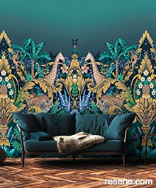 Resene Amazonia Wallpaper Collection - Room using 99346