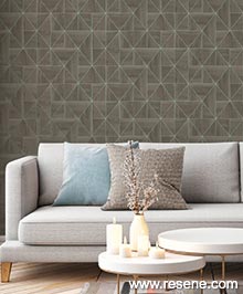Resene Architecture Wallpaper Collection - Room using FD25322
