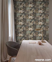 Resene Asperia Wallpaper Collection - Room using A54801 
