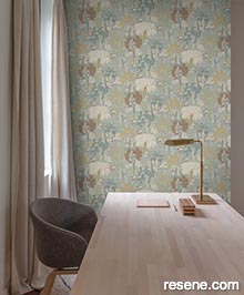 Resene Asperia Wallpaper Collection - Room using A54802 