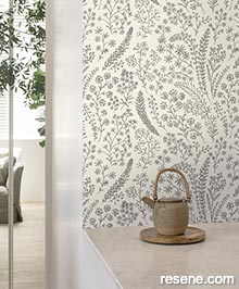 Resene Asperia Wallpaper Collection - Room using A58701 
