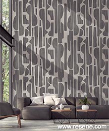 Resene Bold Wallpaper Collection - Room using E395896 