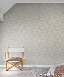 Resene Chic Structures Wallpaper Collection - Room using MA3102
