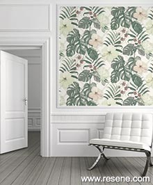 Resene Dream Again Wallpaper Collection - Room using 36518-2