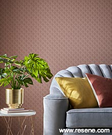 Resene Elodie Wallpaper Collection - 1907-142-03 roomset