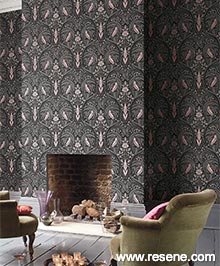 Resene English Style Wallpaper Collection - MR70100 roomset