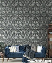 Resene English Style Wallpaper Collection - MR70500 roomset