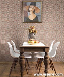 Resene English Style Wallpaper Collection - MR71601 roomset