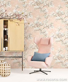 Resene French Impressionist Wallpaper Collection - Room using FI71101