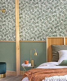 Resene Golden Age Wallpaper Collection - Room using 103777248 and 103807738	