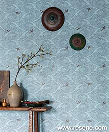 Resene Hanami Wallpaper Collection - Room using HAN100396237
