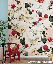 Resene Hanami Wallpaper Collection - Room using HAN100417818