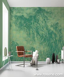 Resene Komar Heritage Wallpaper Collection - Room using HX8-013