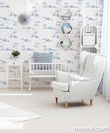 Resene Little Love Wallpaper Collection - Room using 38128-1 