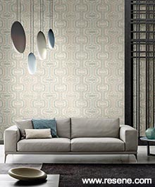 Resene Metropolis Wallpaper Collection - Room using Z44503