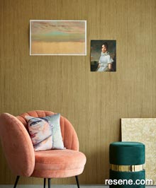 Resene Museum Wallpaper Collection - Room using E307337 