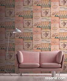 Resene Pint Walls Wallpaper Collection - Room using 38727-1	