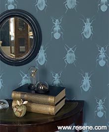 Resene Portobello Wallpaper Collection - Room using 289533