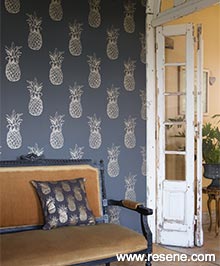 Resene Portobello Wallpaper Collection - Room using 289694