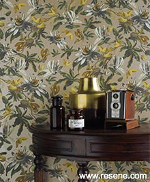 Resene Portobello Wallpaper Collection - Room using 289779