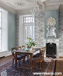 Resene Portobello Wallpaper Collection - Room using 289809