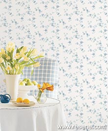 Resene Pretty Prints 4 Wallpaper Collection - Room using PP35506
