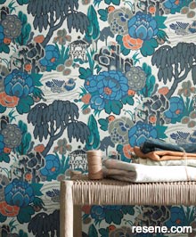 Resene V & A Wallpaper Collection - Room using 2311-169-03 