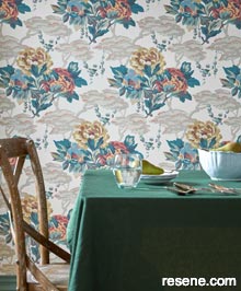 Resene V & A Wallpaper Collection - Room using 2311-170-01 