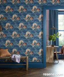 Resene V & A Wallpaper Collection - Room using 2311-170-02 
