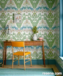 Resene V & A Wallpaper Collection - Room using 2311-172-02 